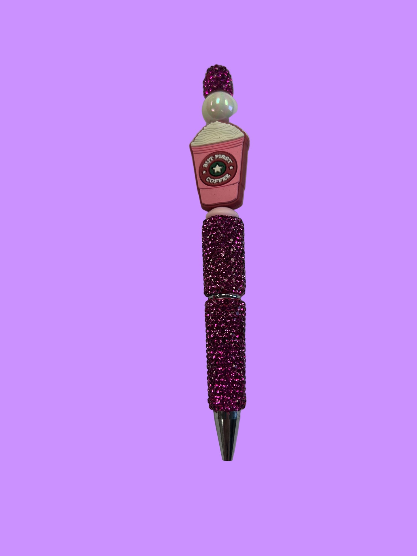 Coffee Rhinestone Pen